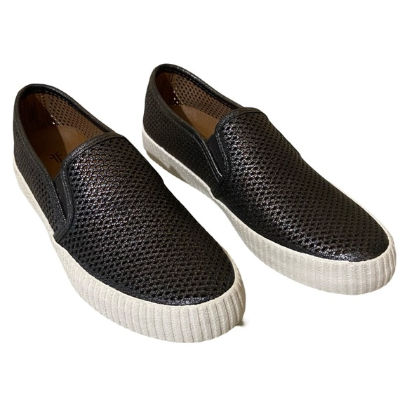 Frye Camille Metallic Perforated Slip On Casual Shoes — 3471118-PEW - Picture 1 of 9